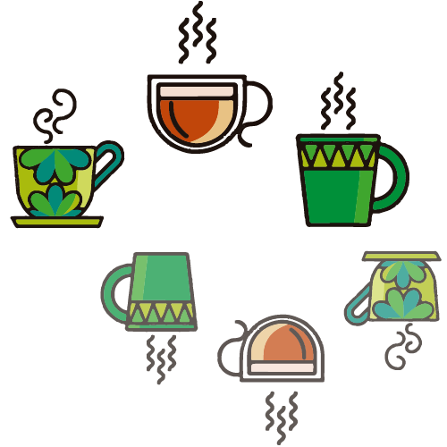 أكواب القهوة